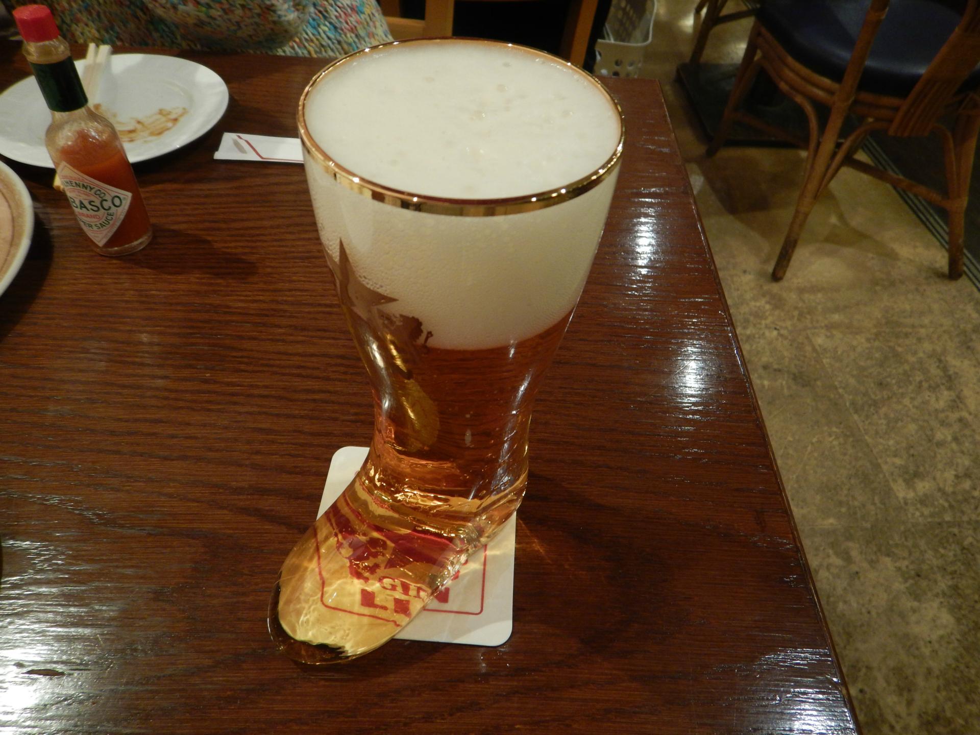 銀座ライオン　ブーツビール