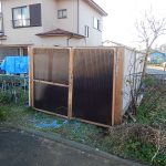 ジェット置き場の修理(シロアリとの闘い(笑))